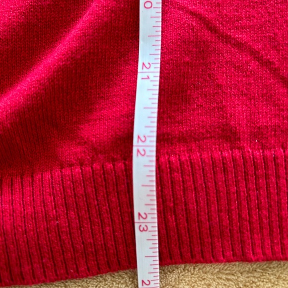 Talbots Red Scotty Dog Sweater, New With Tags Size Petite Large - Picture 2 of 6
